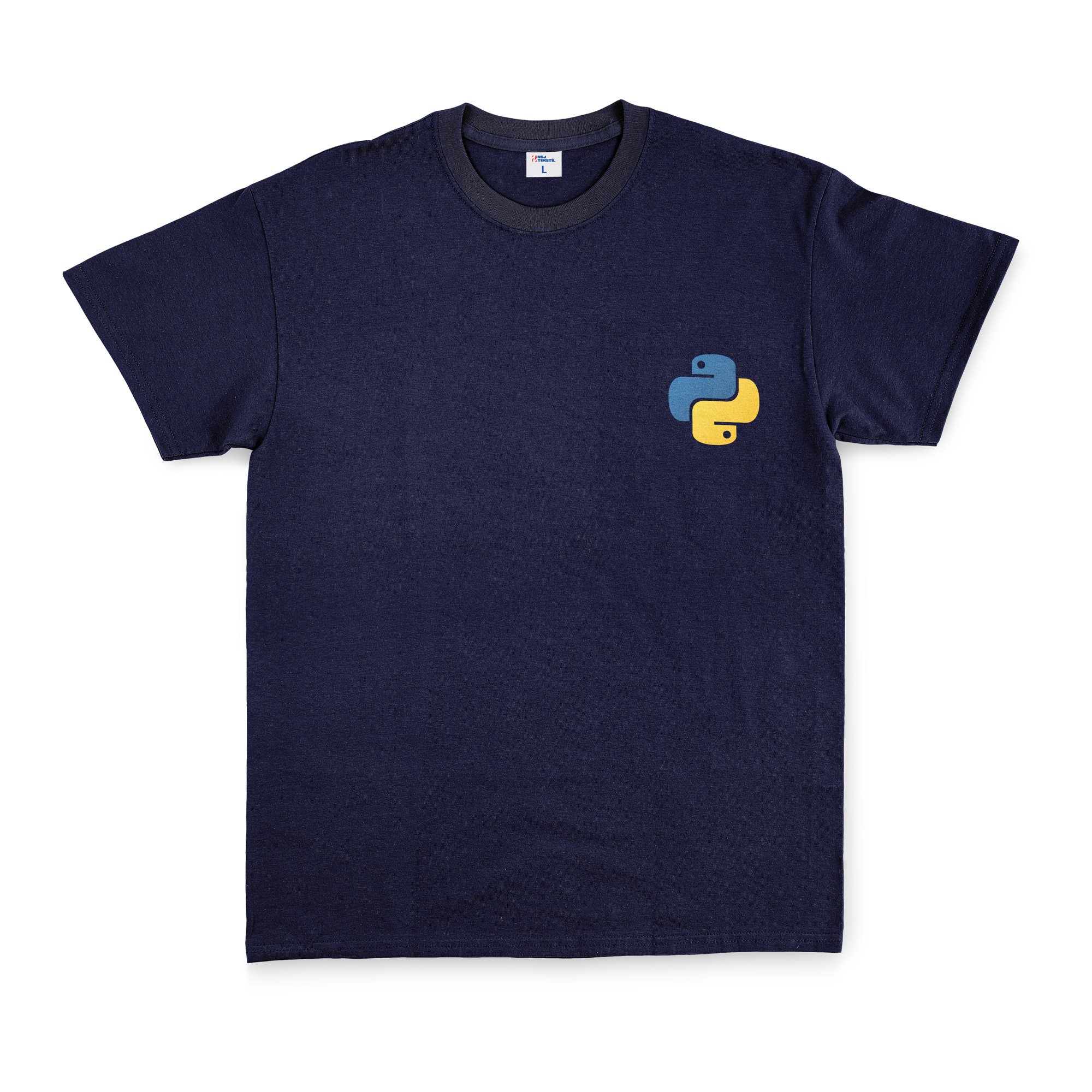 Python Icon Tişört M - İndigo Mavisi