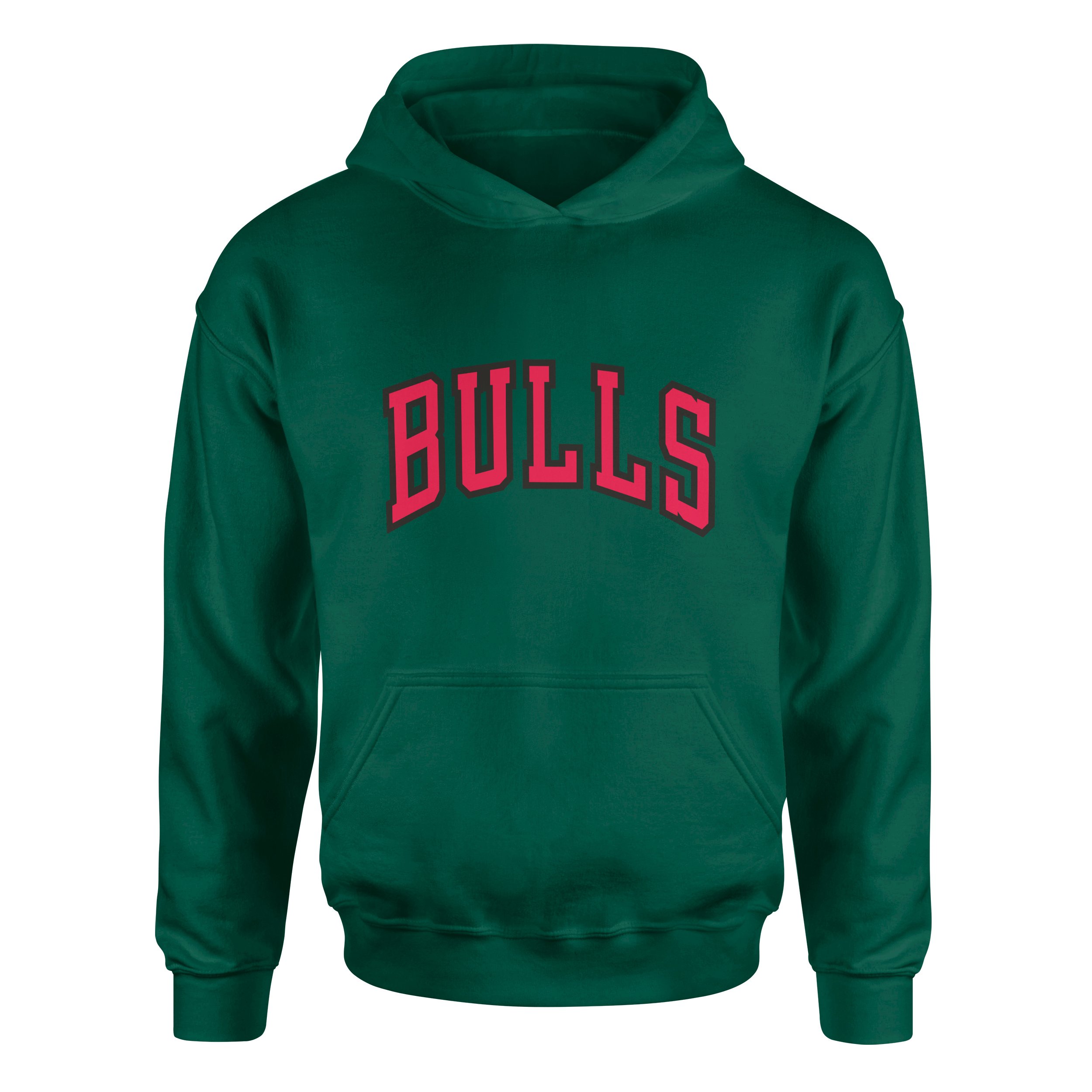 BULLS Hoodie XL - Nefti Yeşili