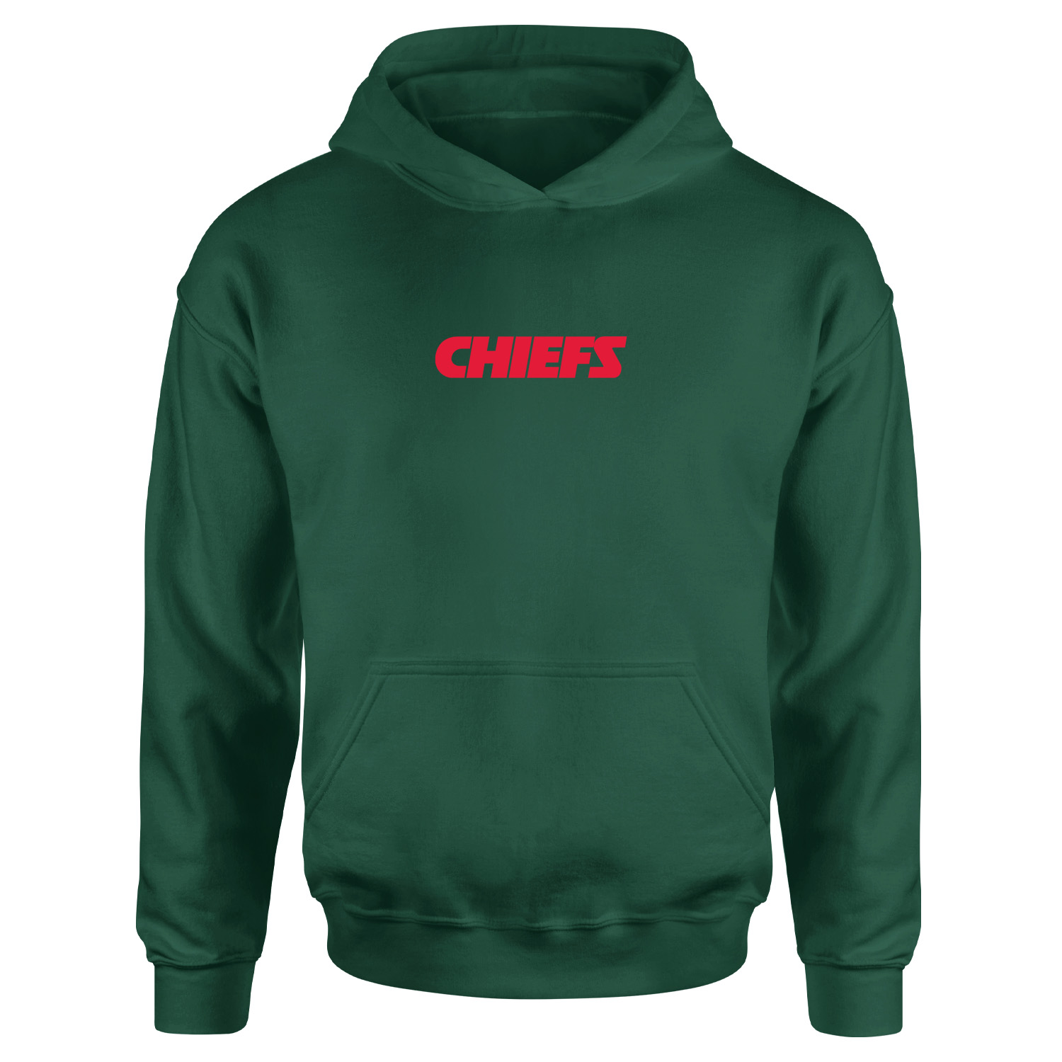 KC CHIEFS Iconic Hoodie XL - Nefti Yeşili