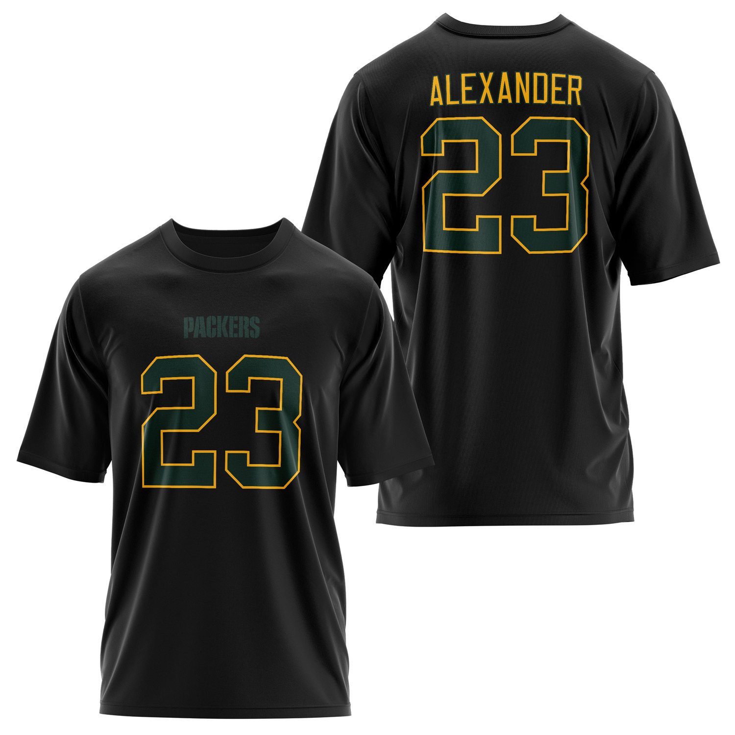 Jaire Alexander Green Bay Packers Oversize Tişört M - Siyah