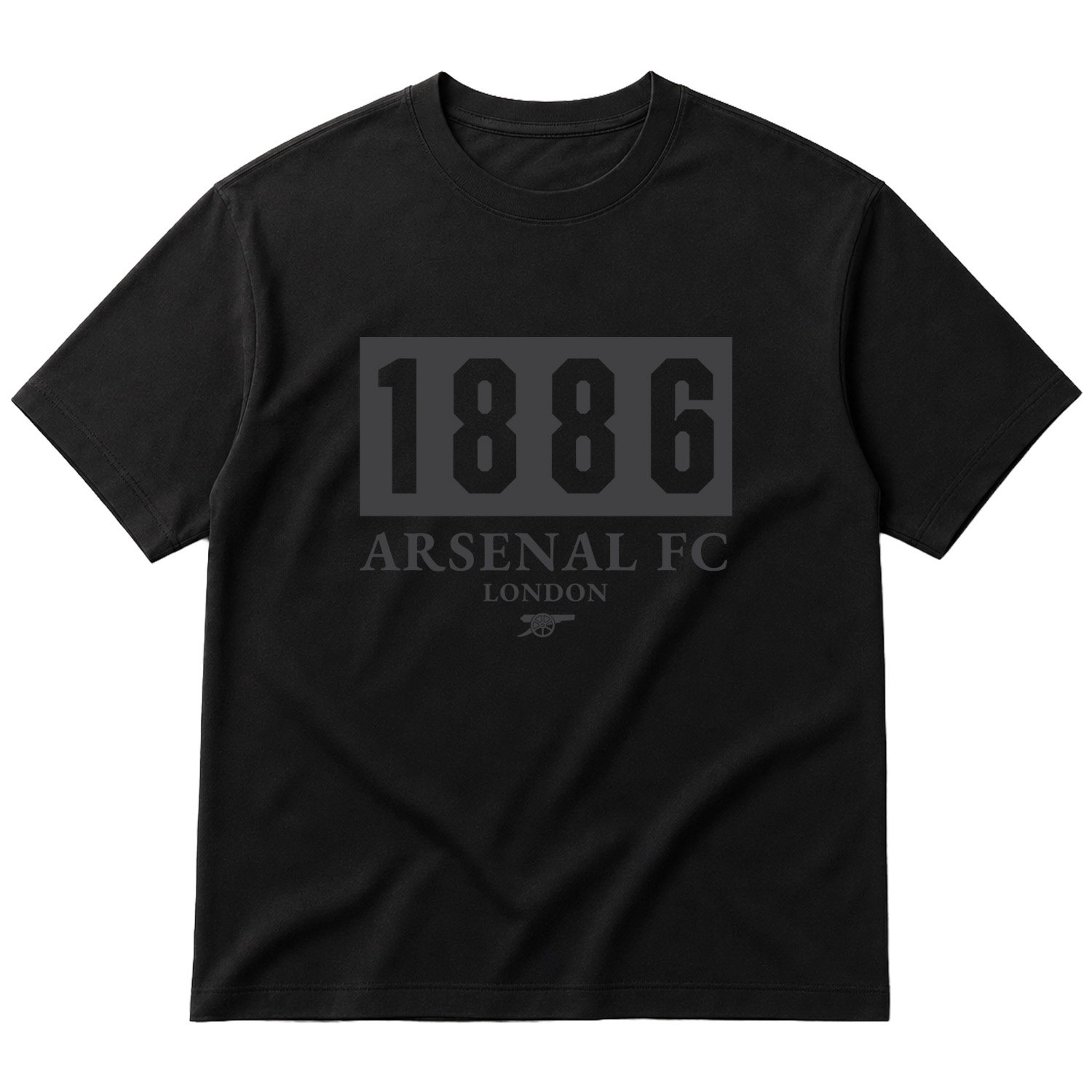 Arsenal Football Club 1886 Oversize Tişört XL - Siyah