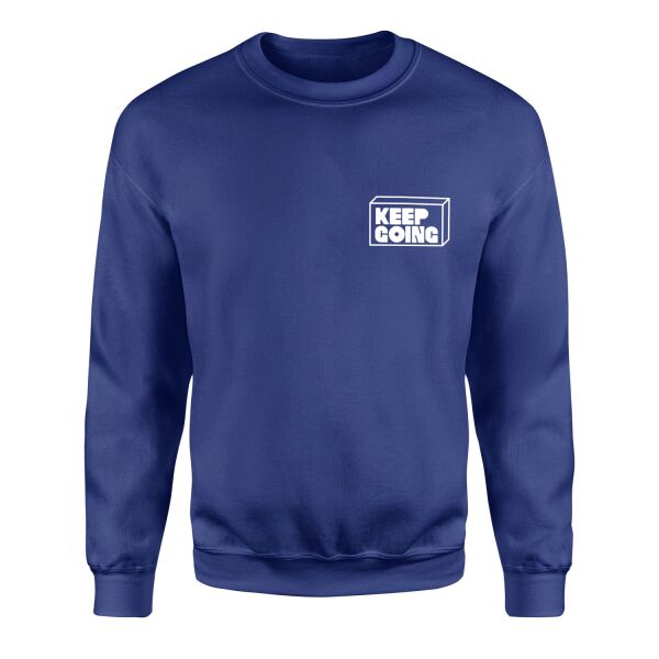Keep Going Sweatshirt M - İndigo Mavisi