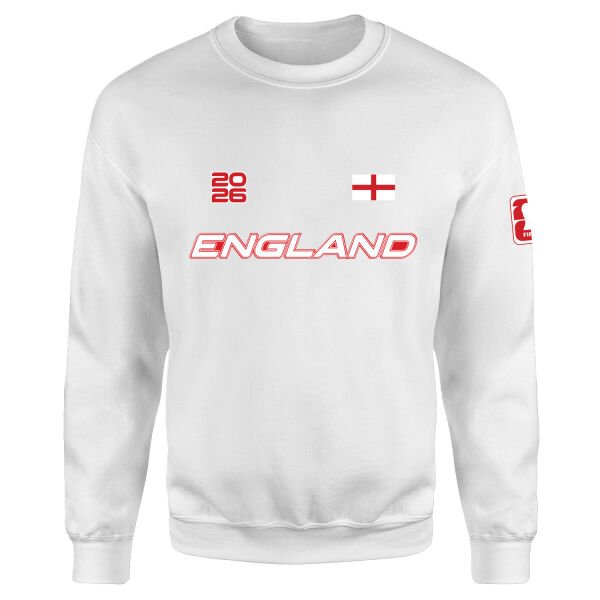 İngiltere 2026 Sweatshirt XL - Beyaz