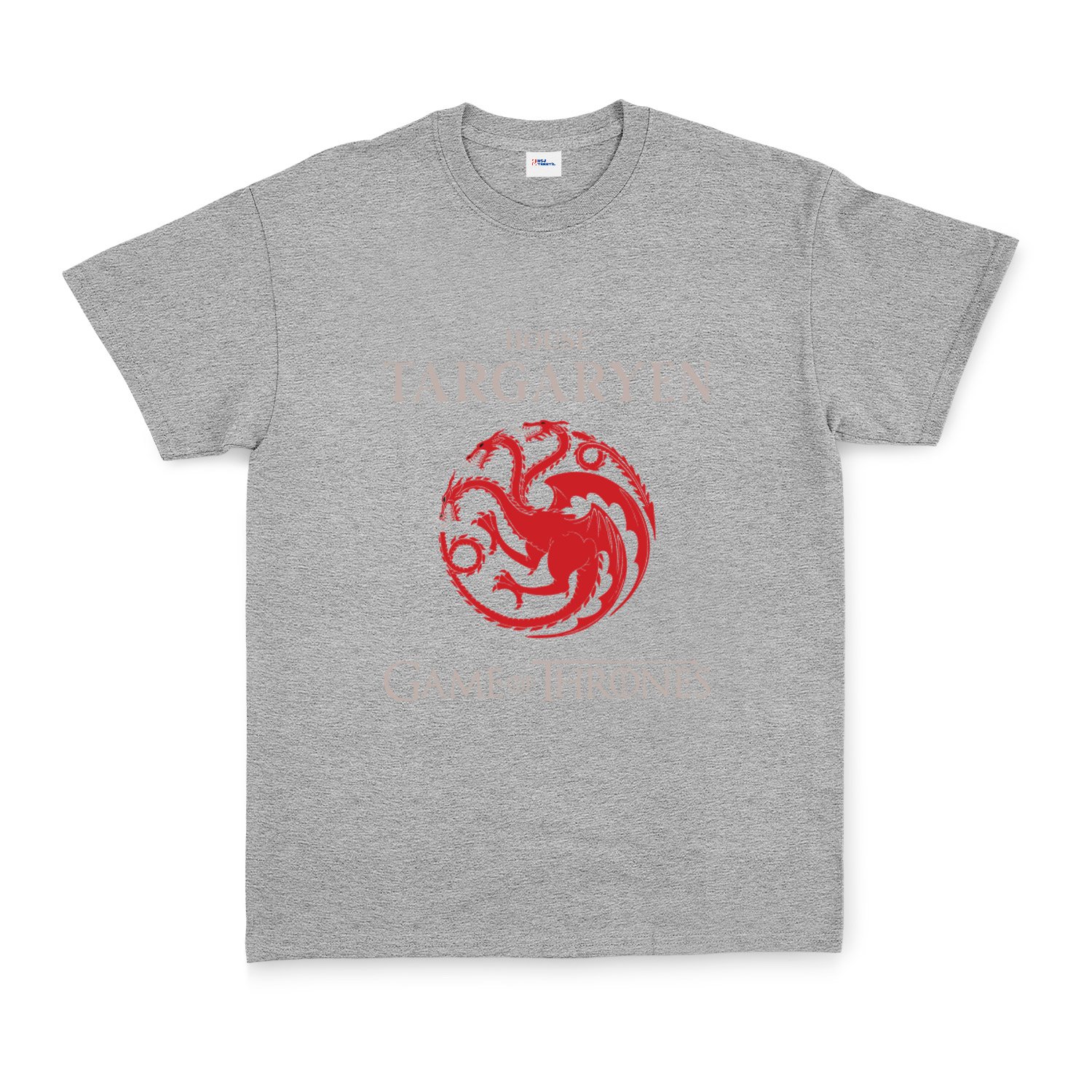 House Targaryen Tişört L - Gri