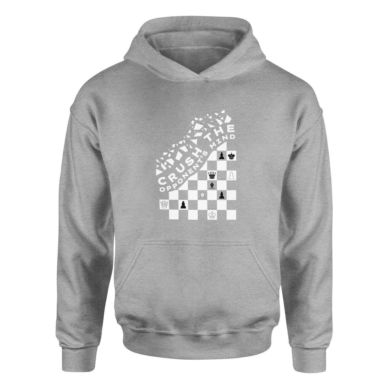 Crush the Opponents Mind Hoodie XXL - Gri