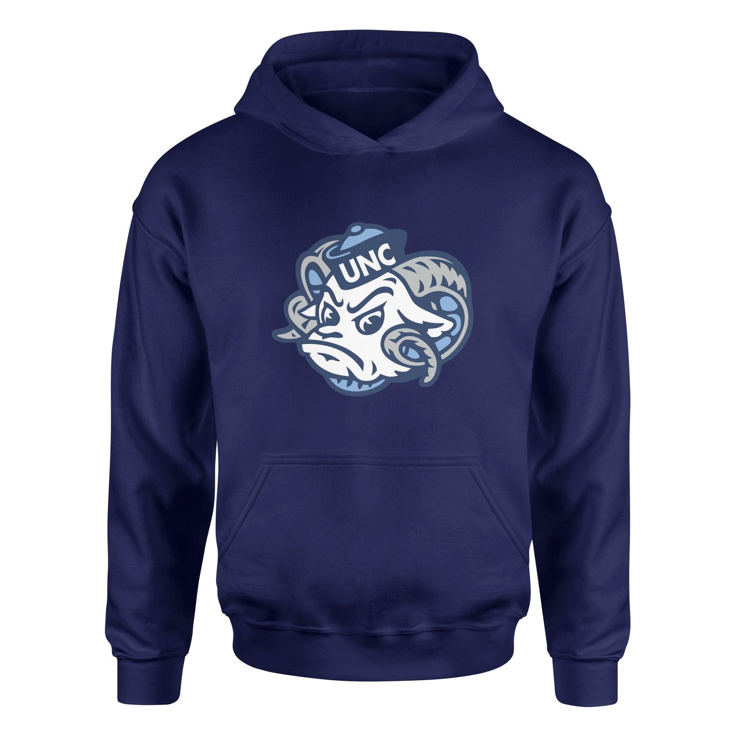 North Carolina Tar Heels Hoodie L - İndigo Mavisi