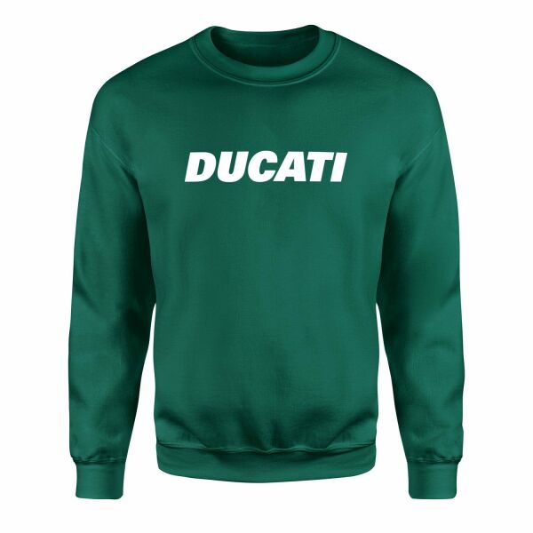 Ducati White Sweatshirt XXL - Nefti Yeşili