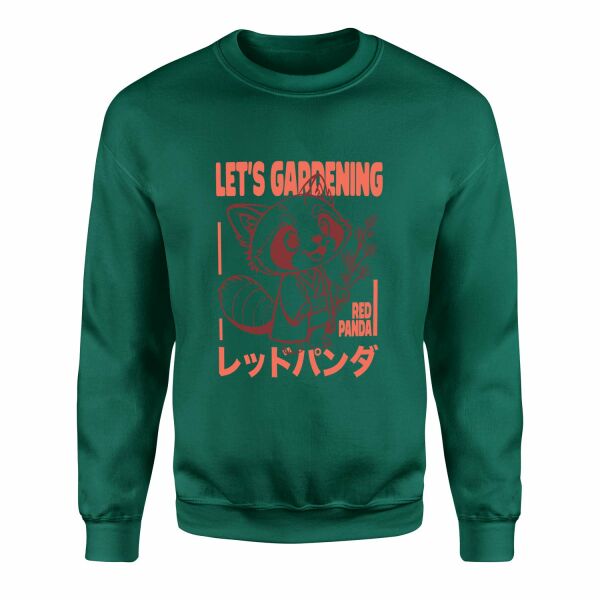 Red Panda Sweatshirt XL - Nefti Yeşili