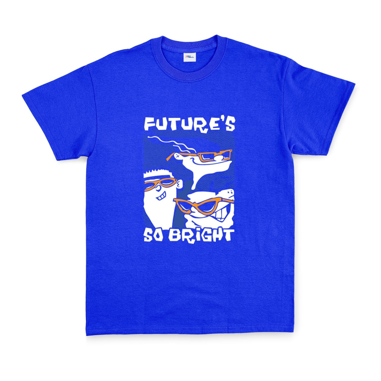 Future’s So Bright | Ed, Edd n Eddy Tişört XXL - Mavi