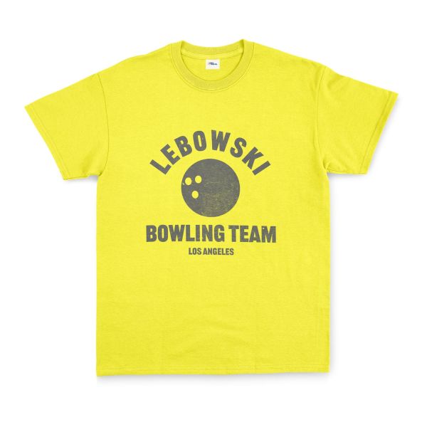 Lebowski Bowling Team Tişört S - Sarı