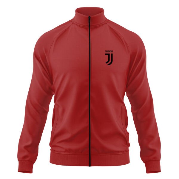 Juventus Fermuarlı Sweatshirt M - Kırmızı