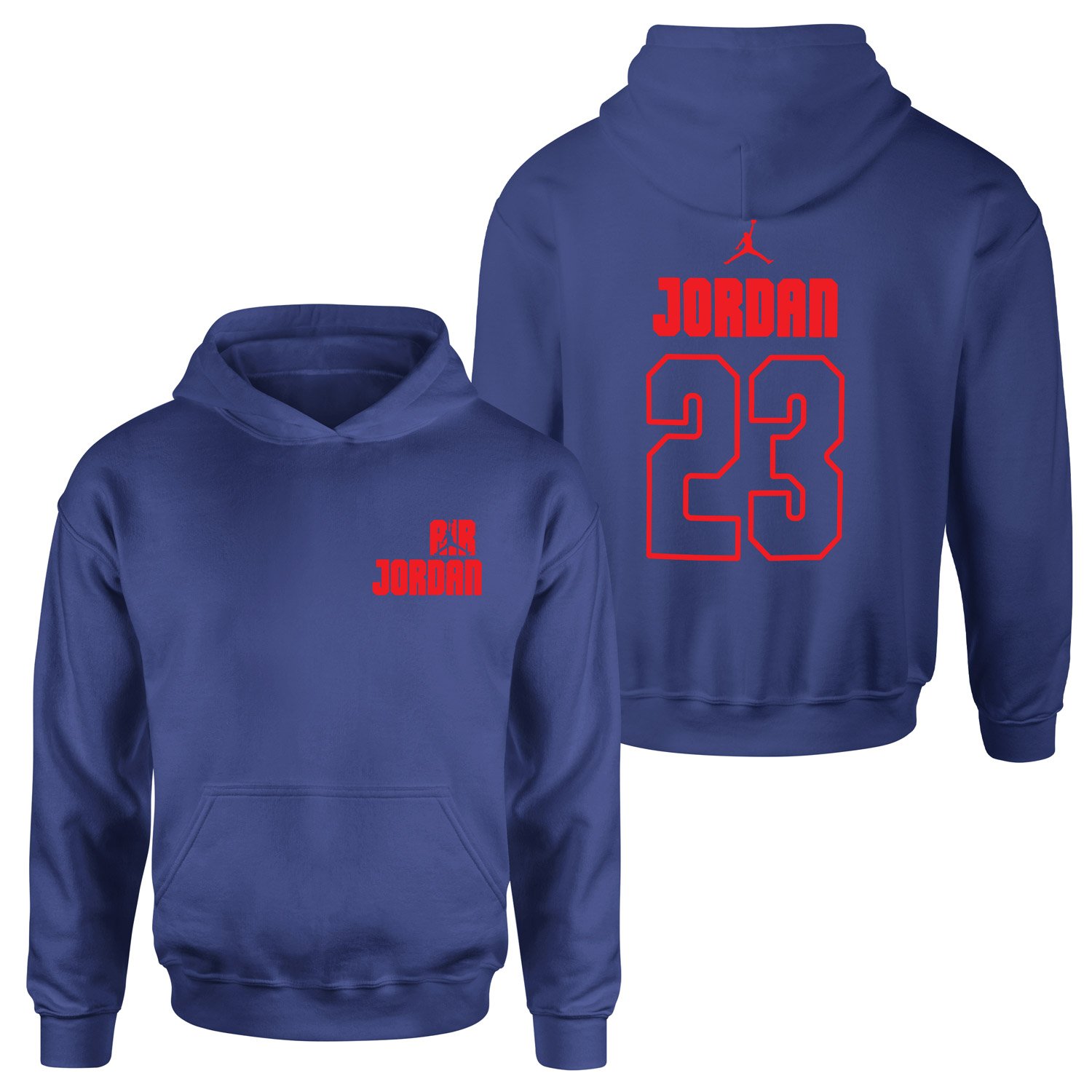 Air Jordan Block 23 Hoodie M - İndigo Mavisi