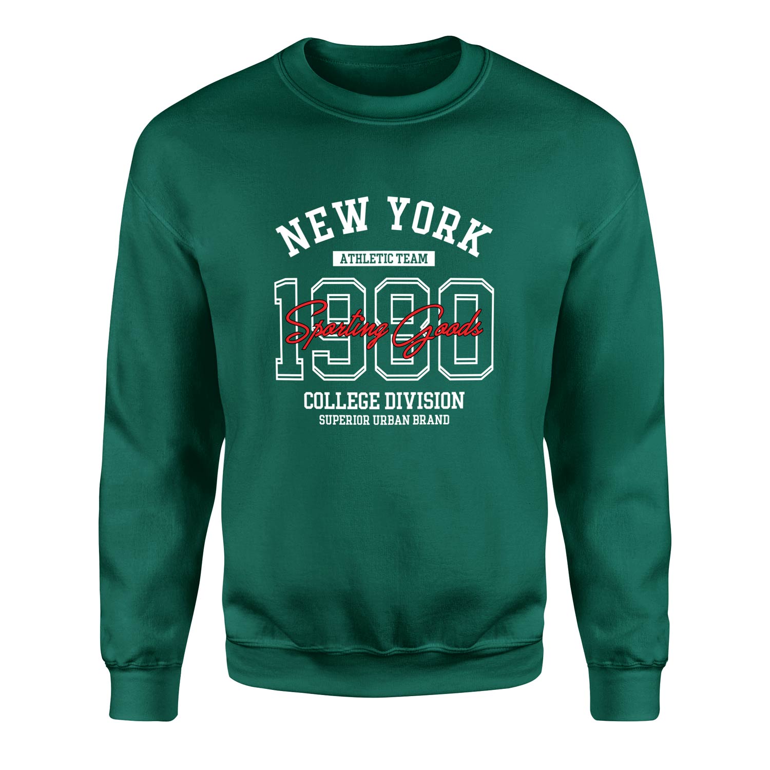 NY Athletic Team SG Sweatshirt S - Nefti Yeşili
