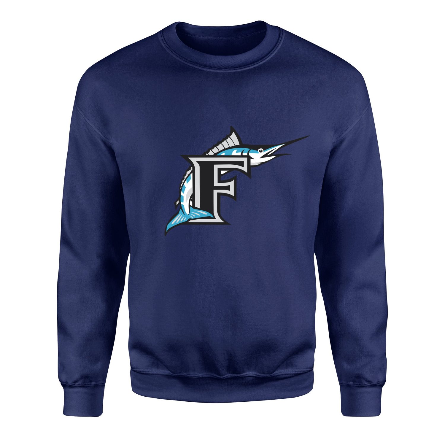 Florida Marlins Vintage Sweatshirt L - İndigo Mavisi