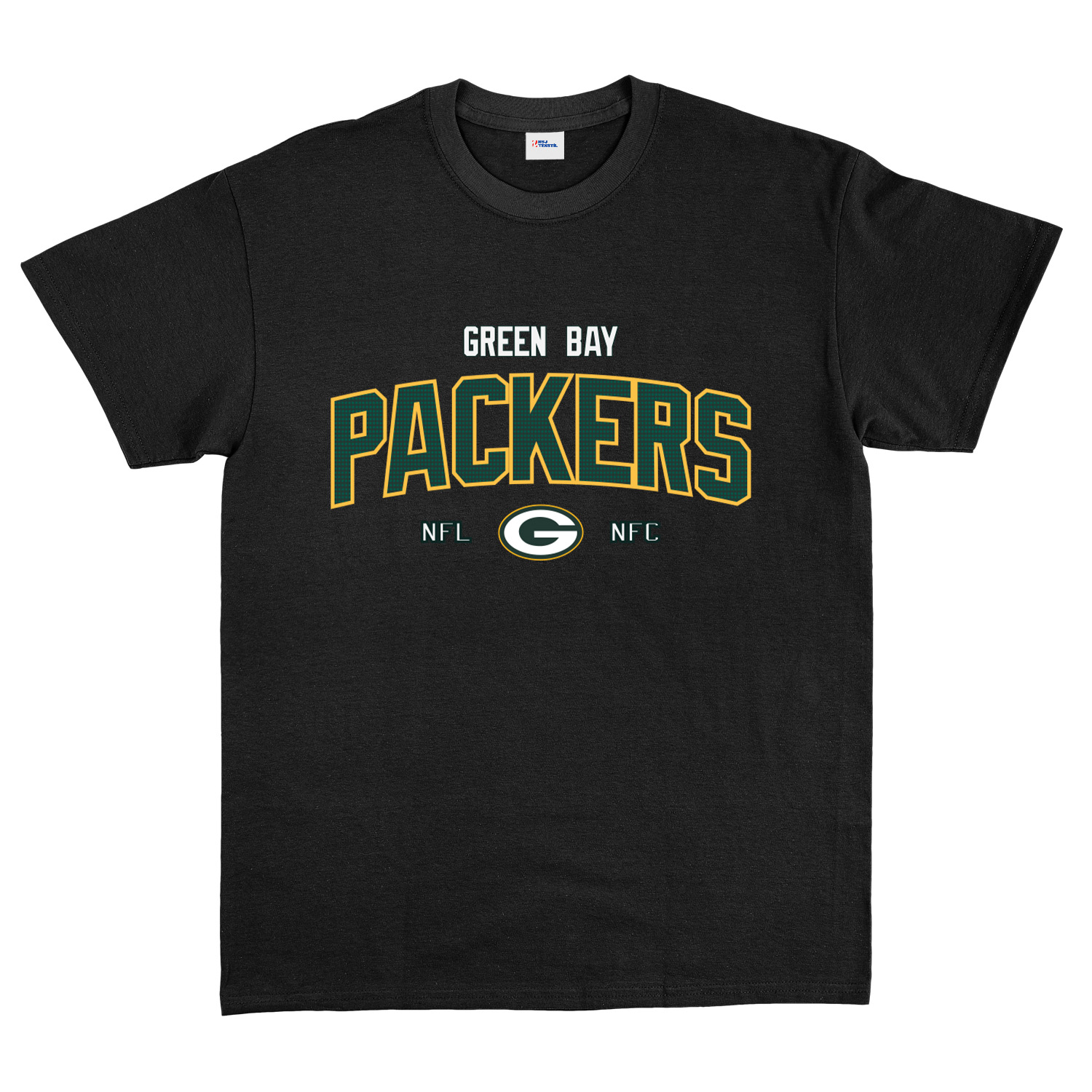 Green Bay Packers NFC Tişört L - Siyah