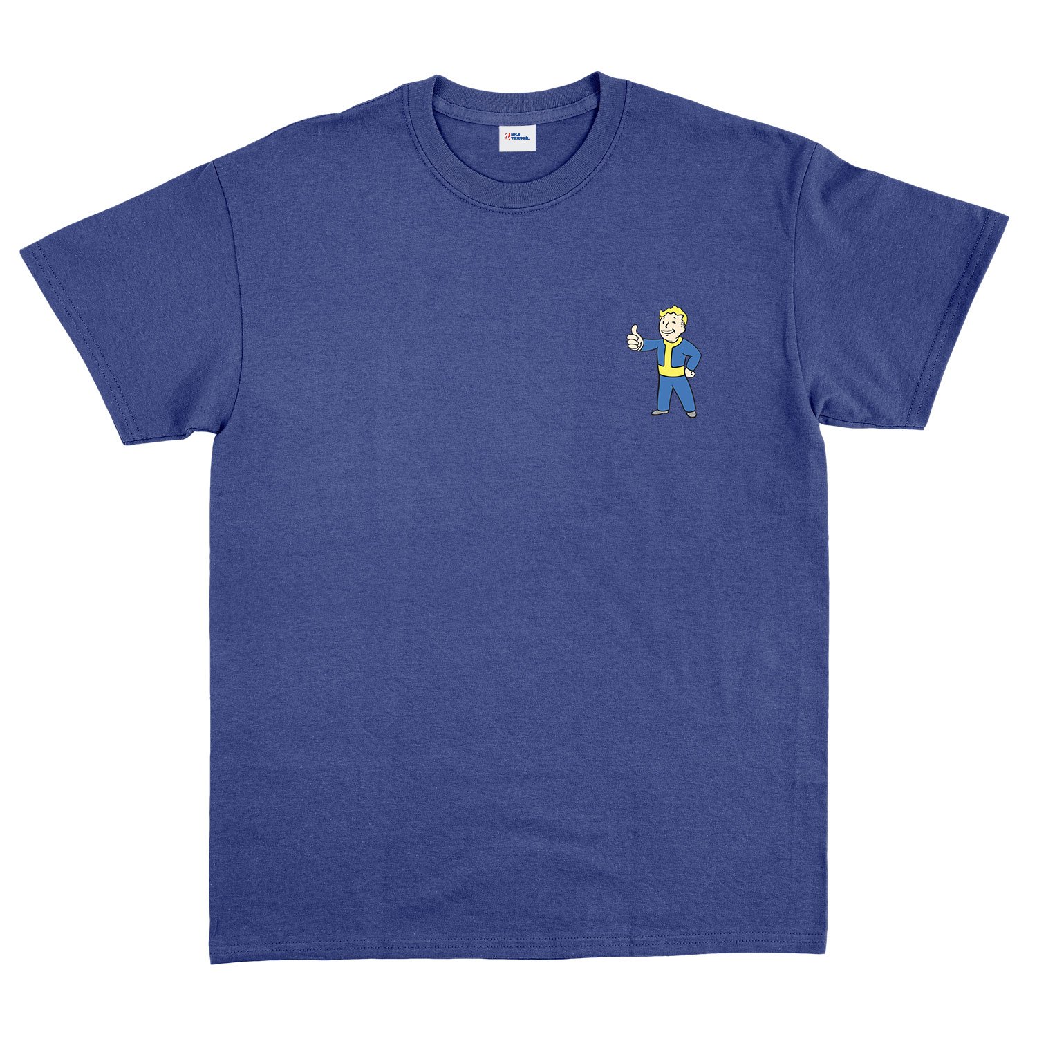 Vault Boy Tişört S - İndigo Mavisi