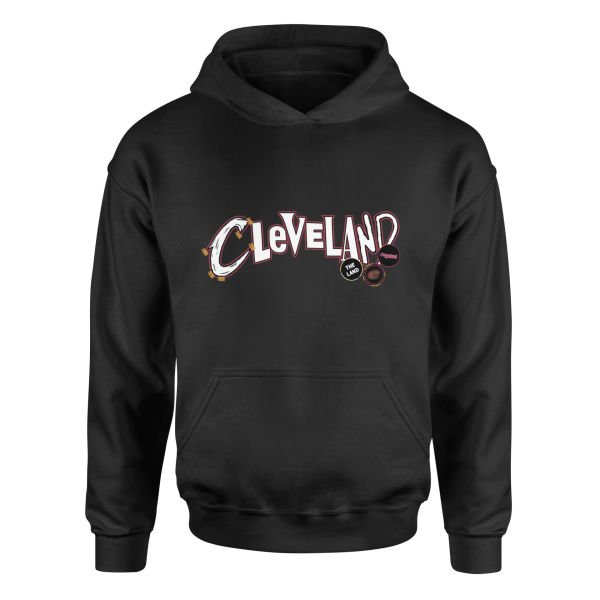 Cleveland The Land Hoodie XL - Siyah