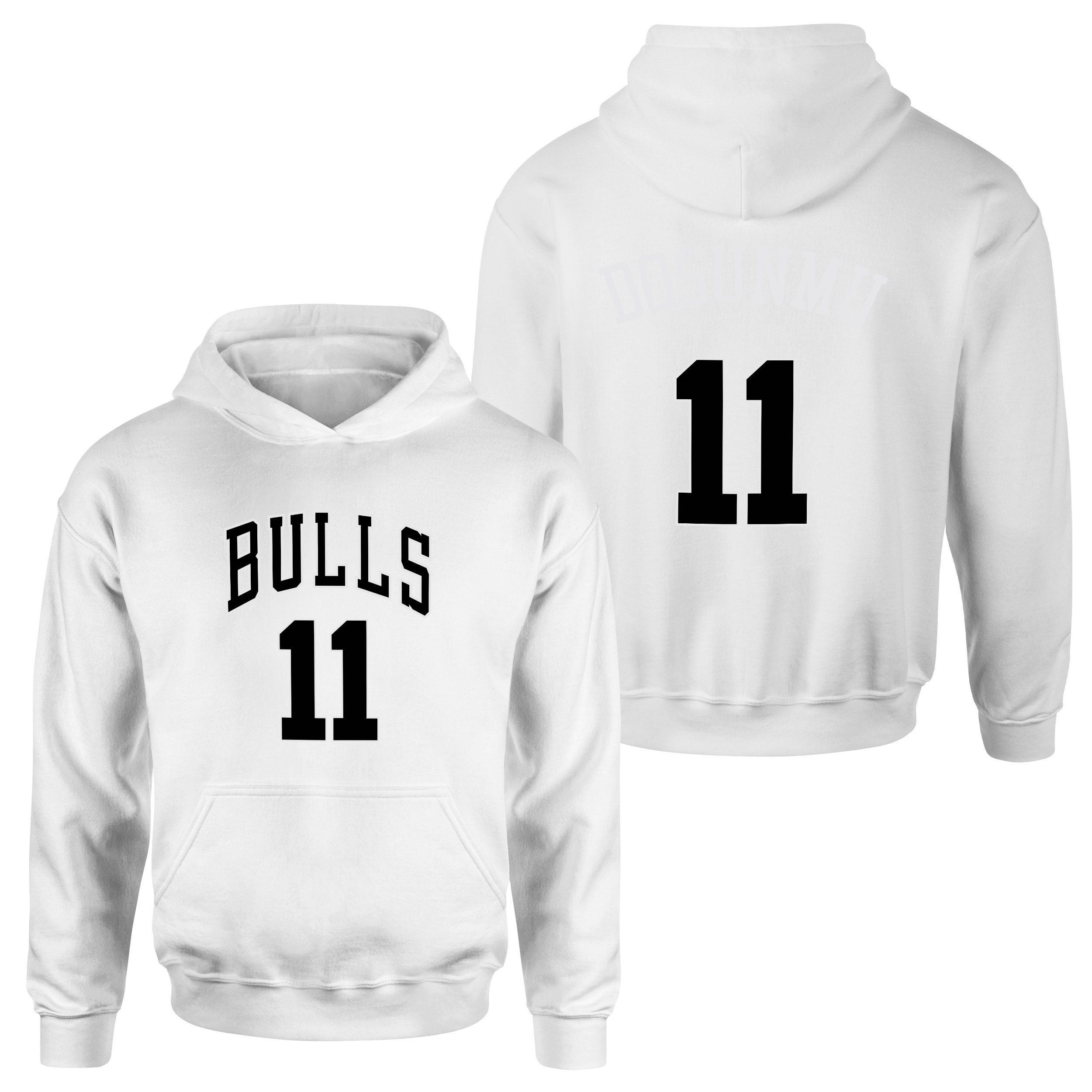 Ayo Dosunmu Forma Hoodie XL - Beyaz