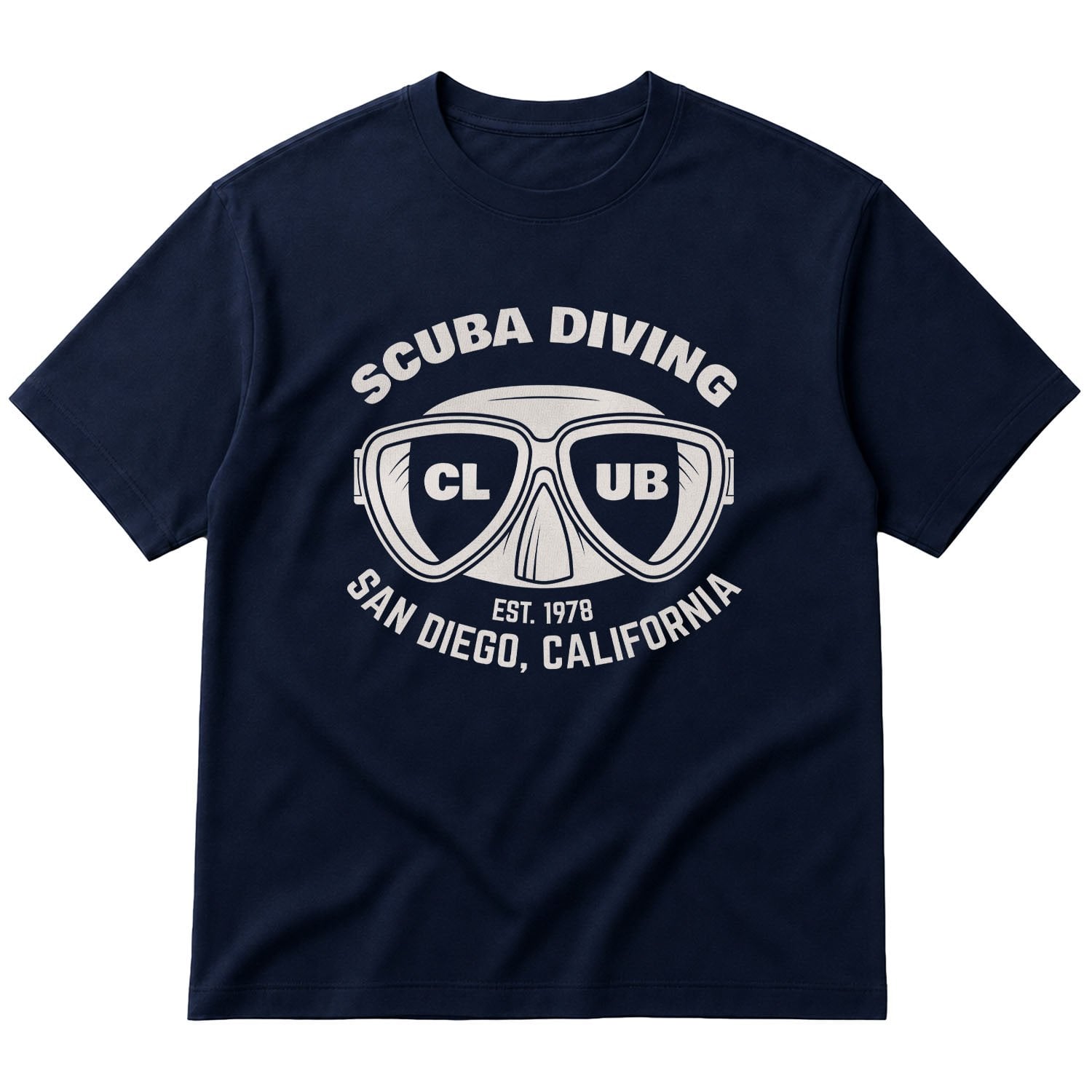 Scuba Diving Club Oversize Tişört