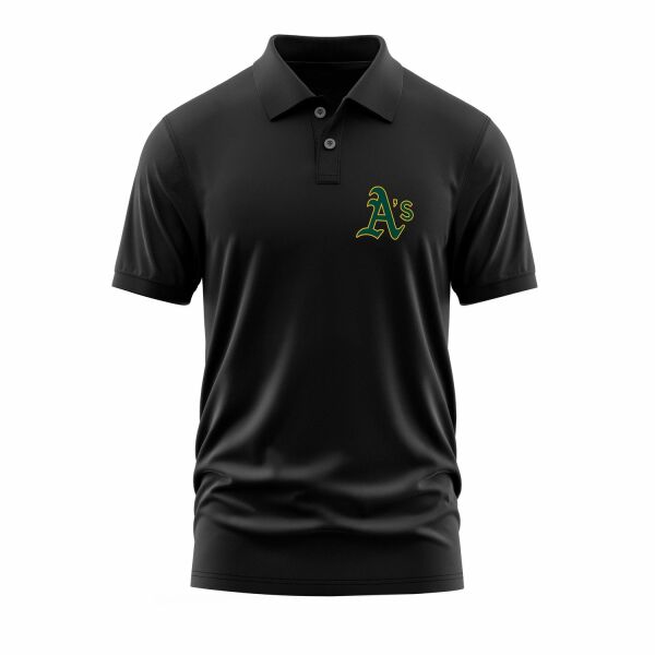 Oakland Athletics Polo Tişört S - Siyah