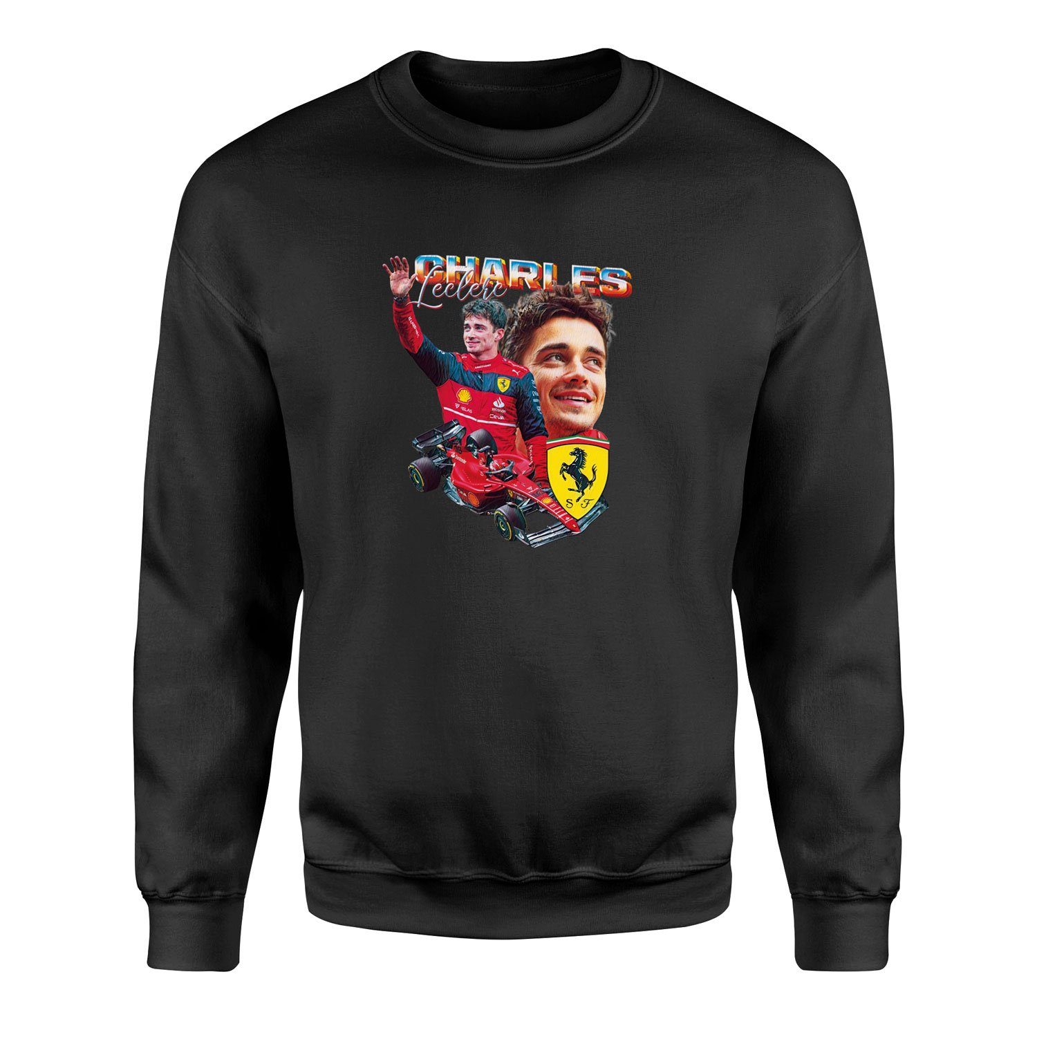 Charles Leclerc Sweatshirt M - Siyah