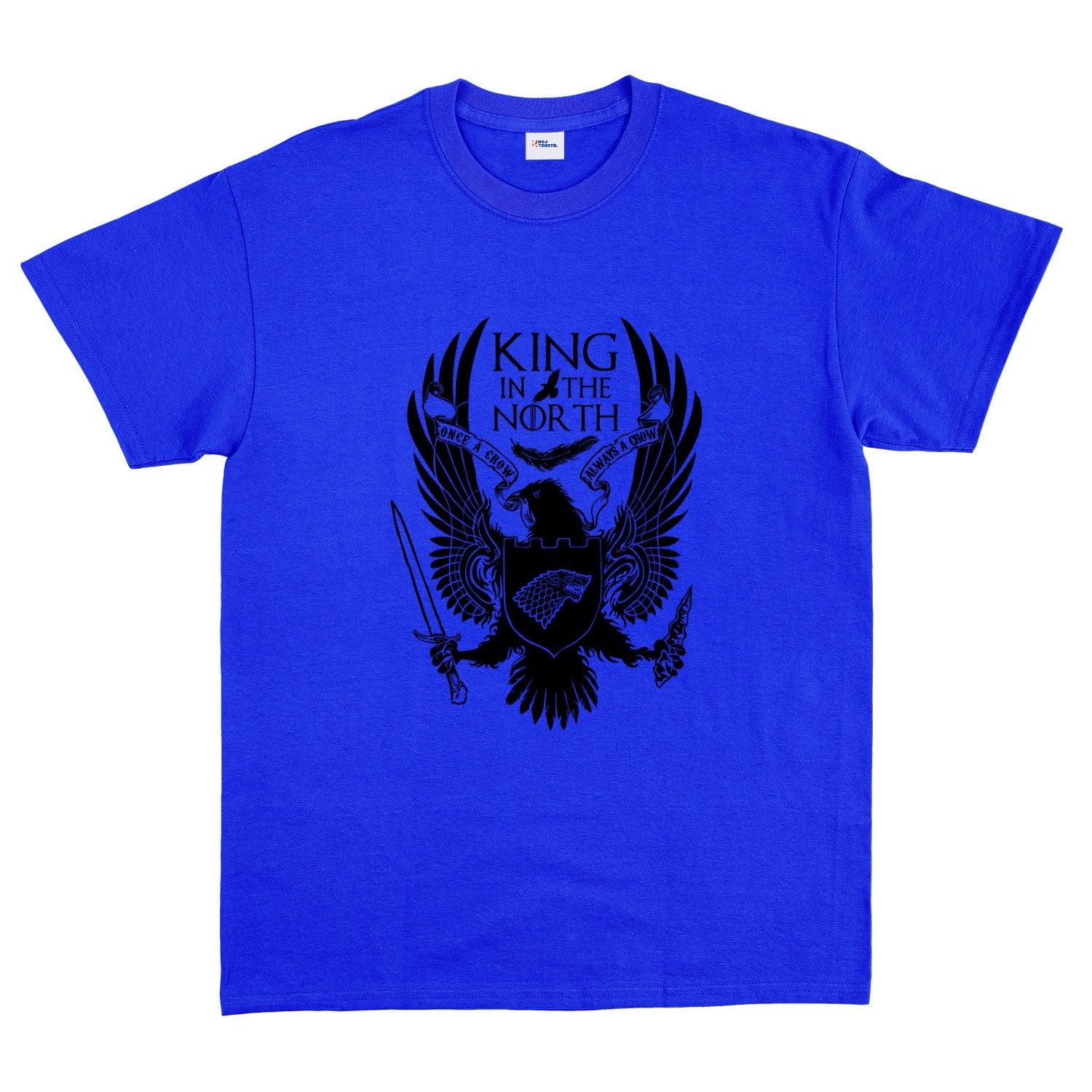 King in the North Tişört S - Mavi
