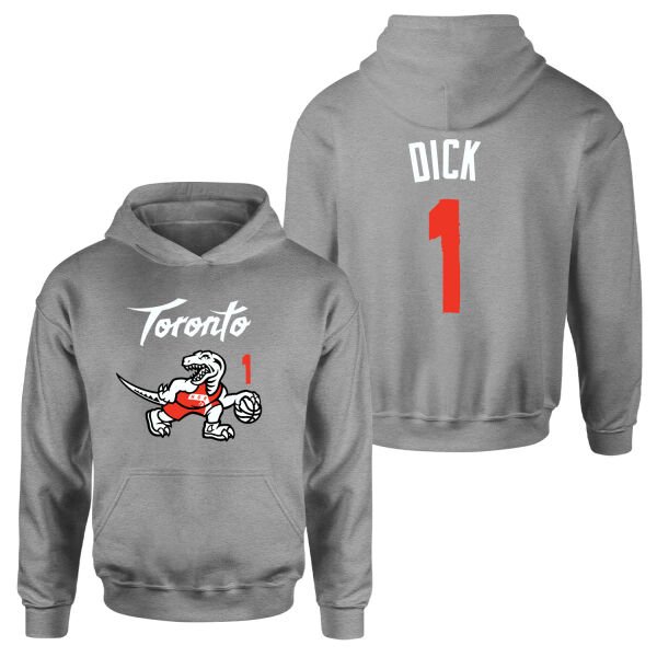 Gradey Dick 1 City Edition Raptors Hoodie L - Gri