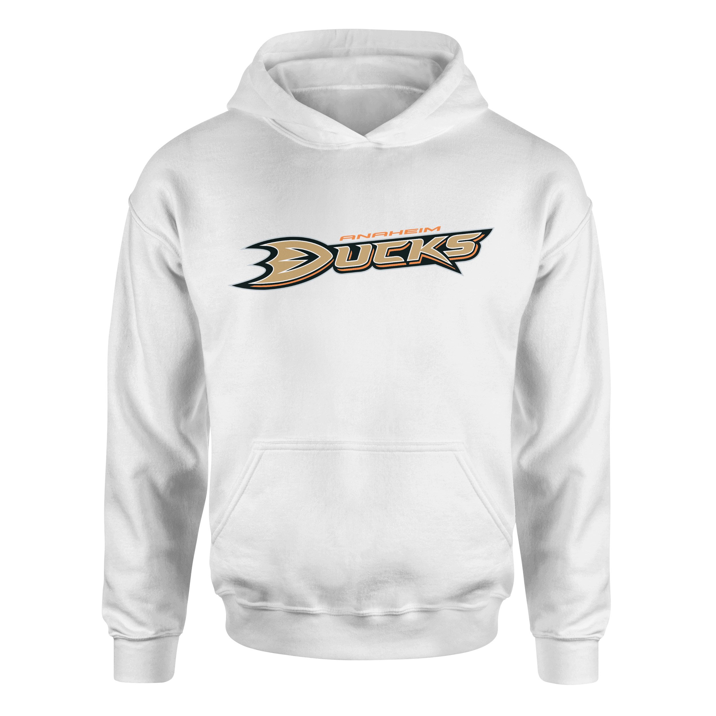 Anaheim Ducks Hoodie M - Beyaz