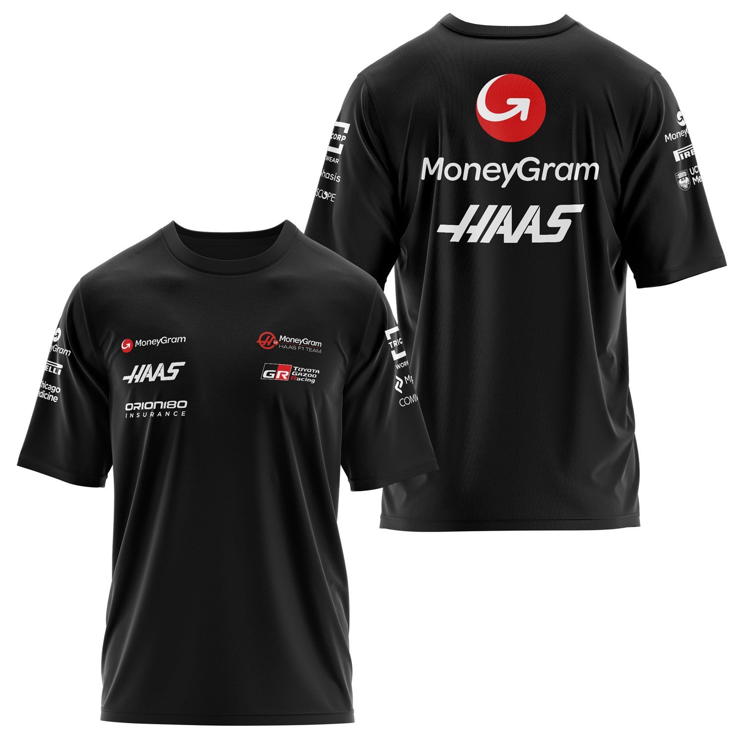 Haas Racing Teamline 2025 White Oversize Tişört