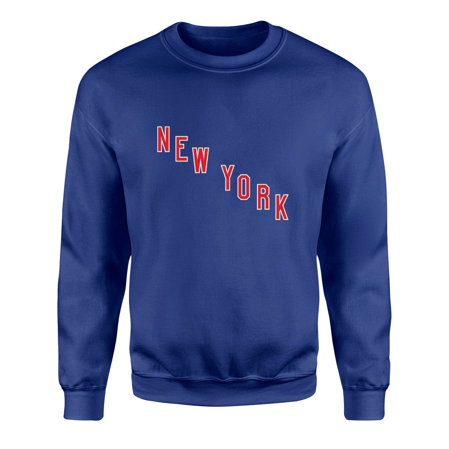 New York Rangers Shield Sweatshirt M - İndigo Mavisi