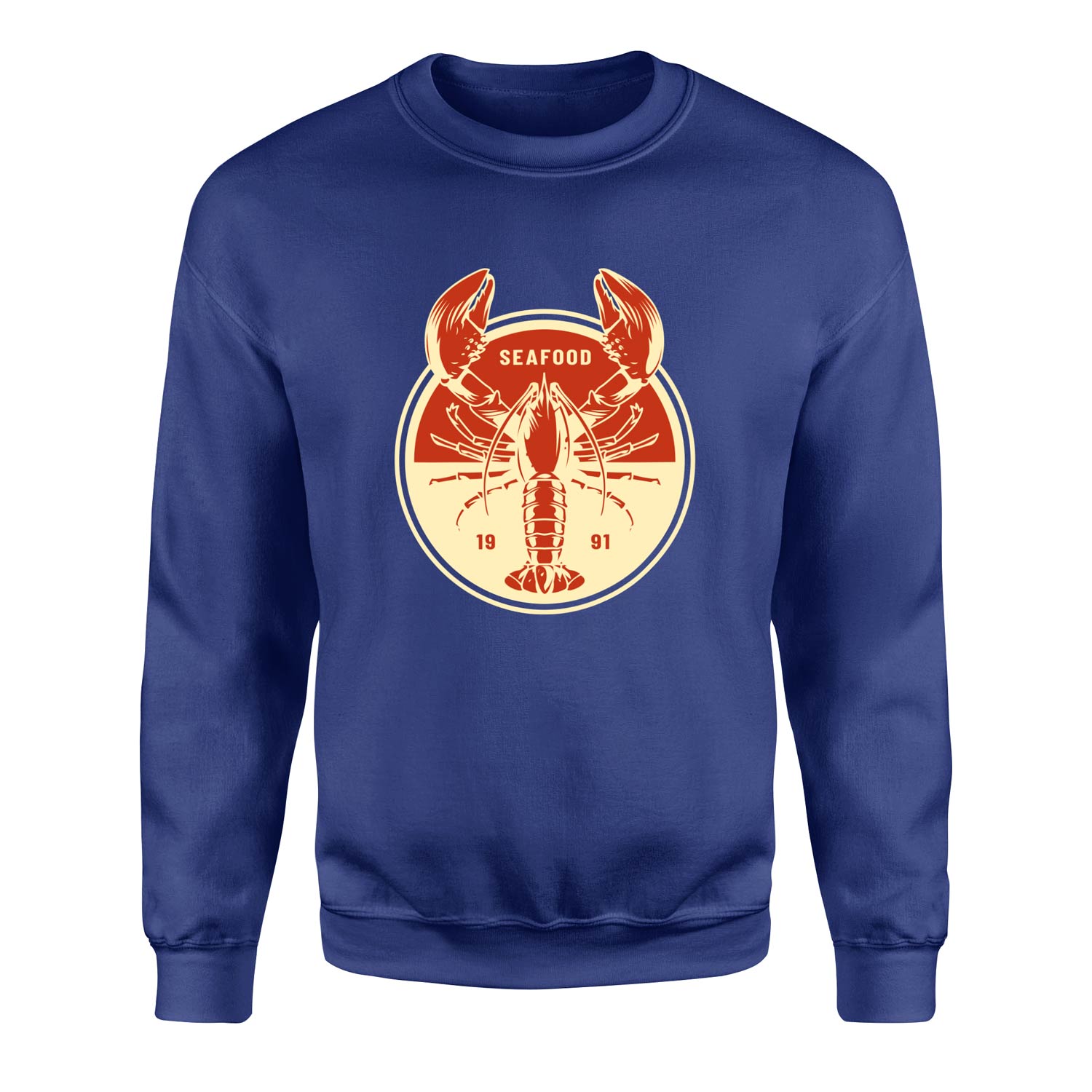 Seafood Sweatshirt L - İndigo Mavisi