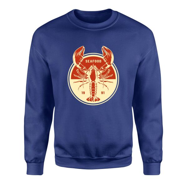Seafood Sweatshirt L - İndigo Mavisi