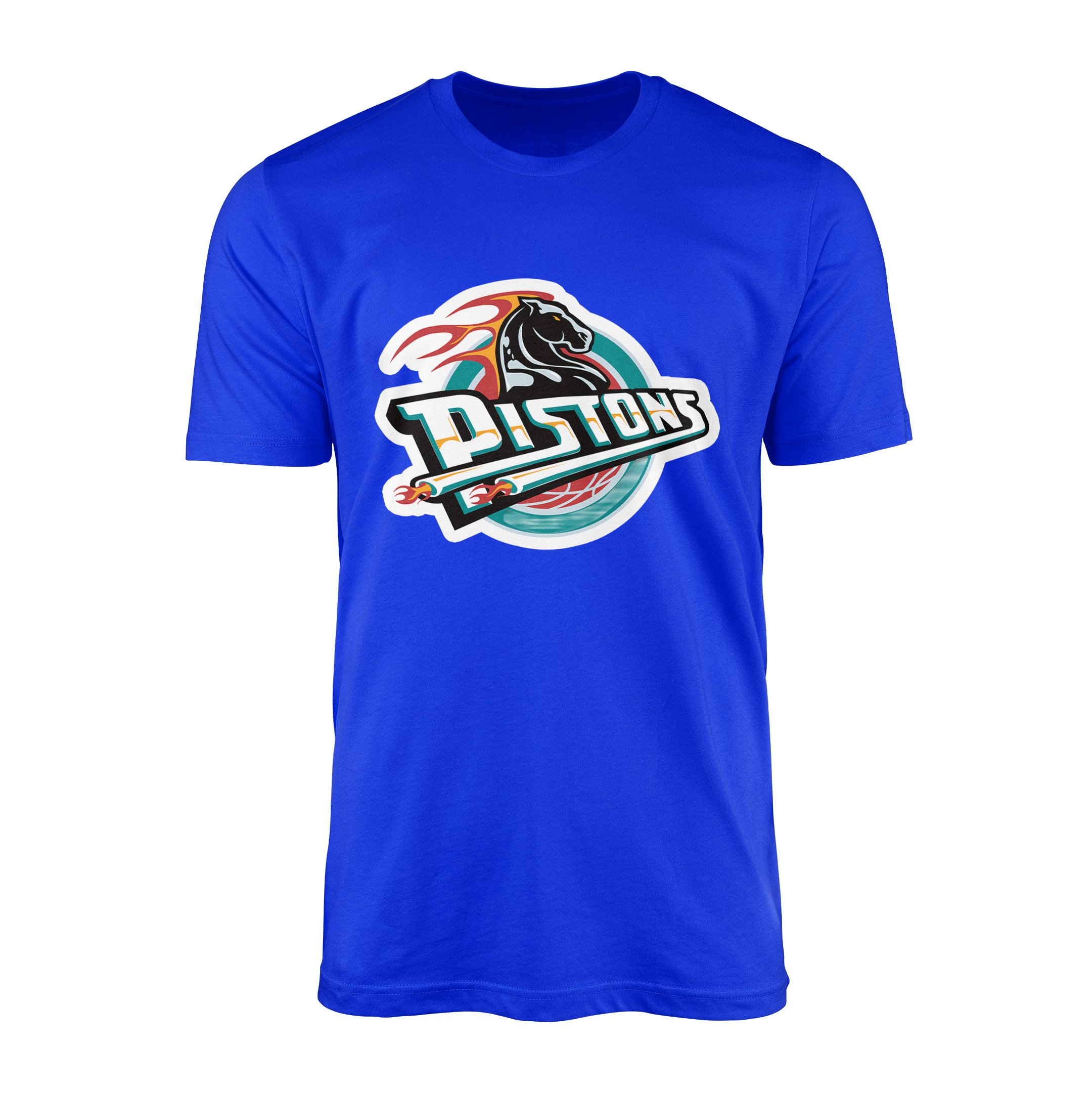Detroit Retro Tişört XXL - Mavi