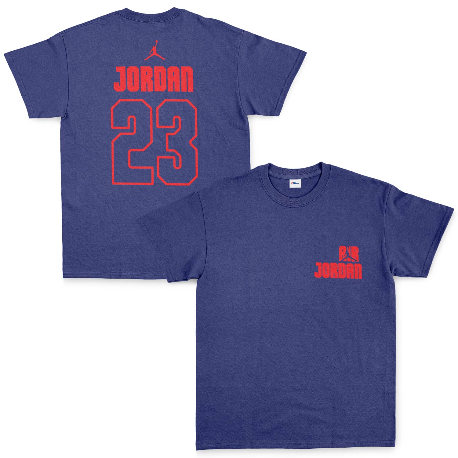 Air Jordan Block 23 Tişört M - İndigo Mavisi