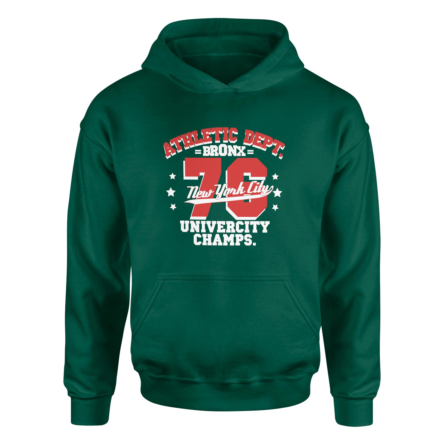 Bronx 76 NYC Hoodie XL - Nefti Yeşili