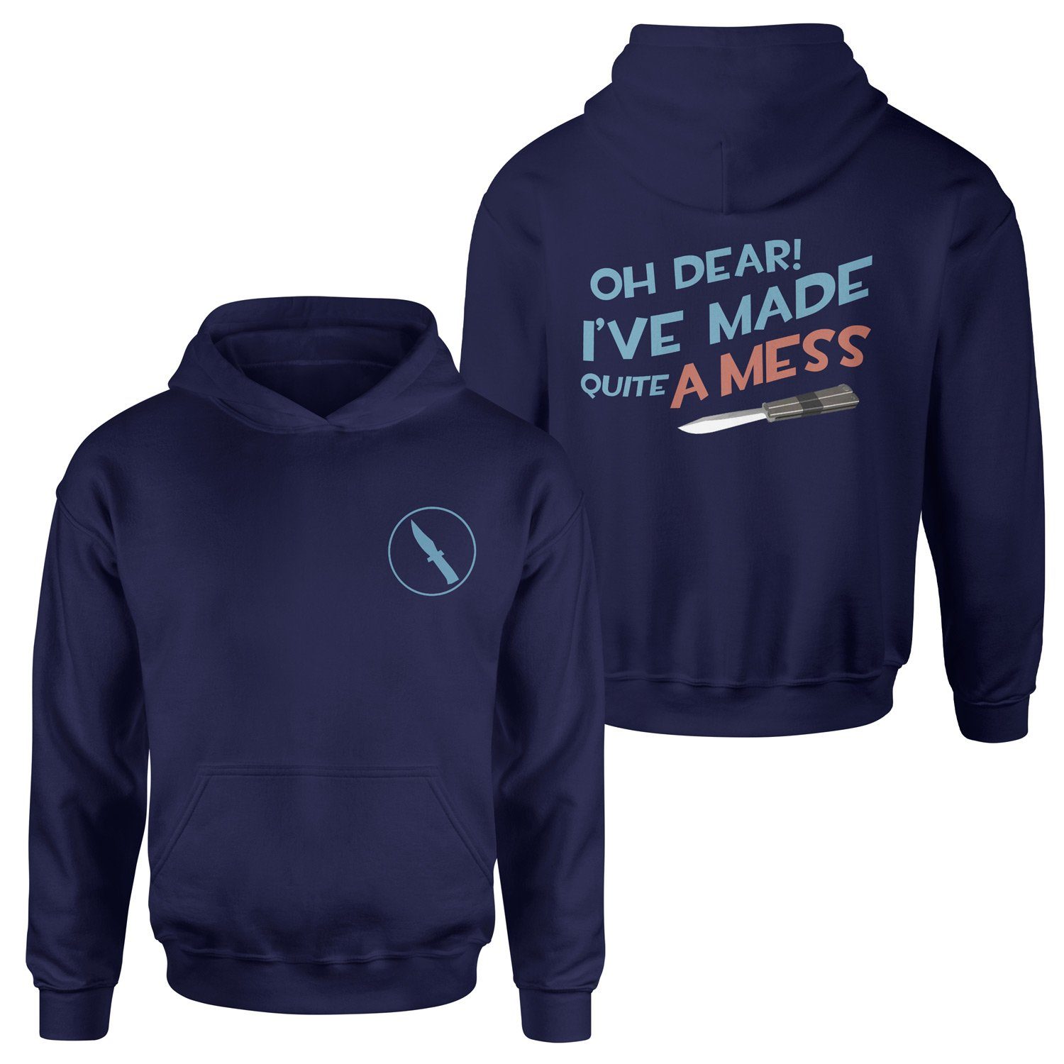 The Spy Edition | Team Fortress 2 Hoodie XXL - İndigo Mavisi