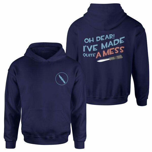 The Spy Edition | Team Fortress 2 Hoodie XXL - İndigo Mavisi