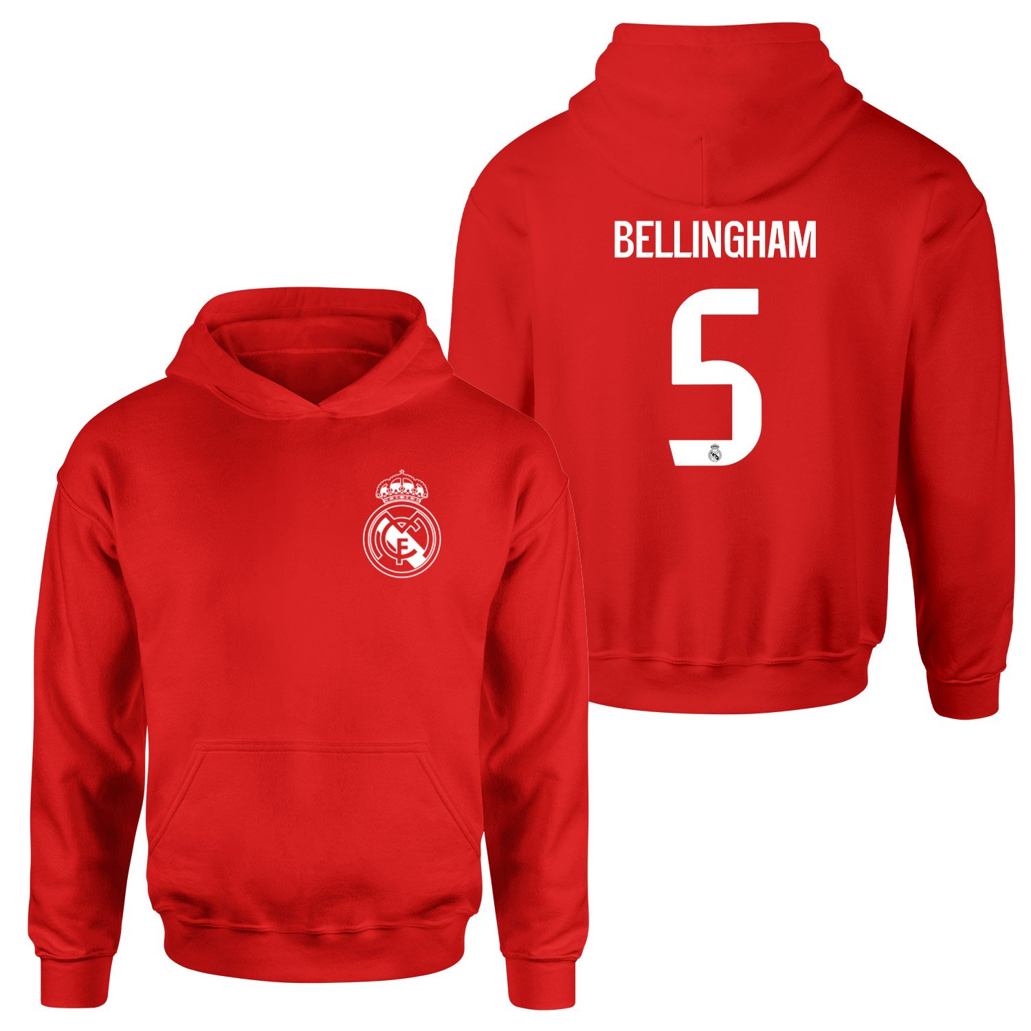 Jude Bellingham RM WH Forma Hoodie S - Kırmızı