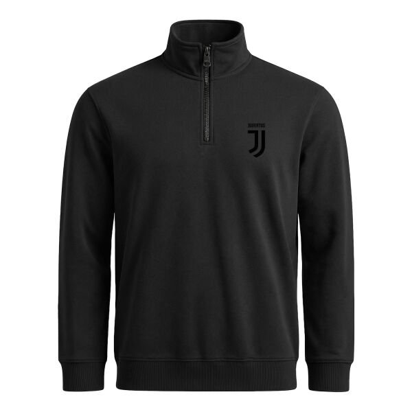 Juventus Yarım Fermuarlı Sweatshirt