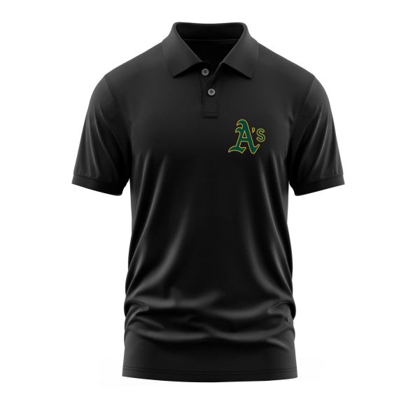 Oakland Athletics Polo Tişört L - Siyah