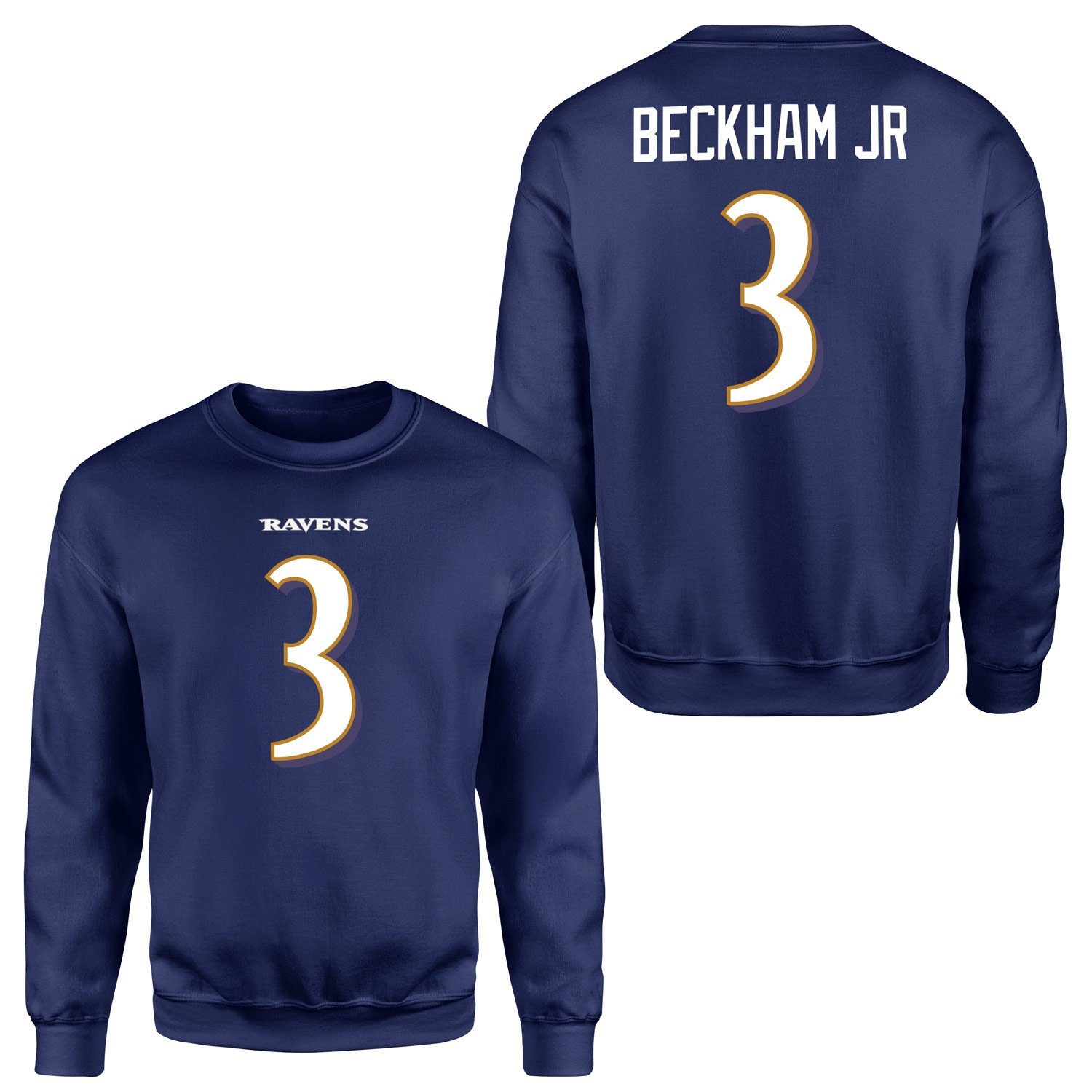 Odell Beckham Jr. Baltimore Ravens Sweatshirt XXL - Lacivert