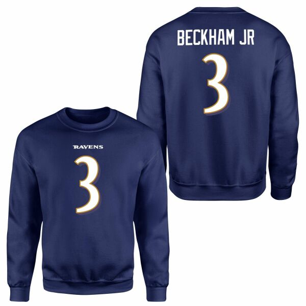 Odell Beckham Jr. Baltimore Ravens Sweatshirt XXL - Lacivert