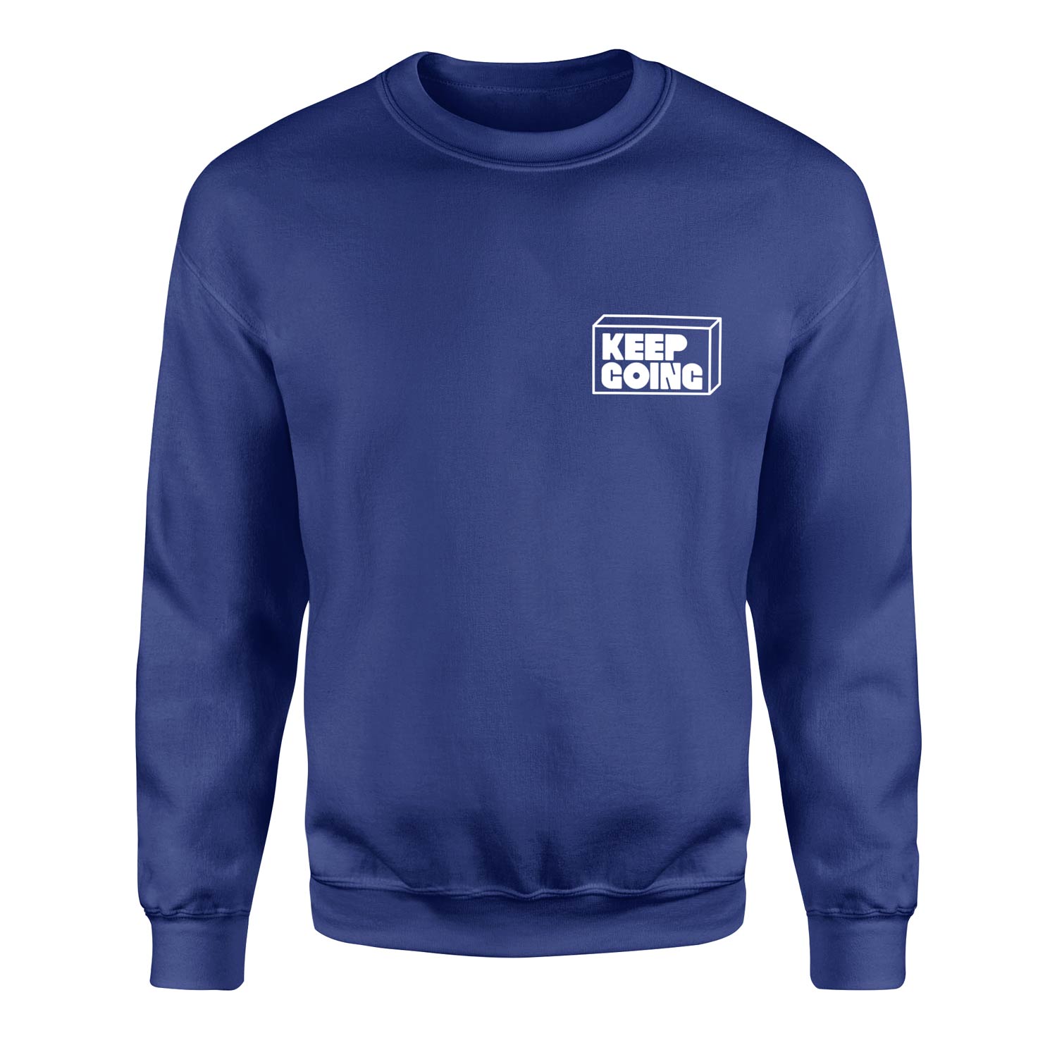 Keep Going Sweatshirt XL - İndigo Mavisi