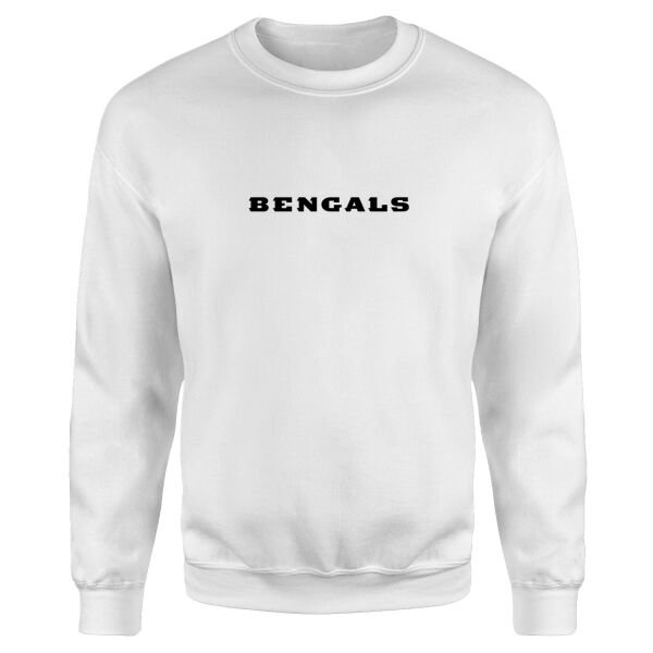 CIN BENGALS Iconic Sweatshirt M - Beyaz