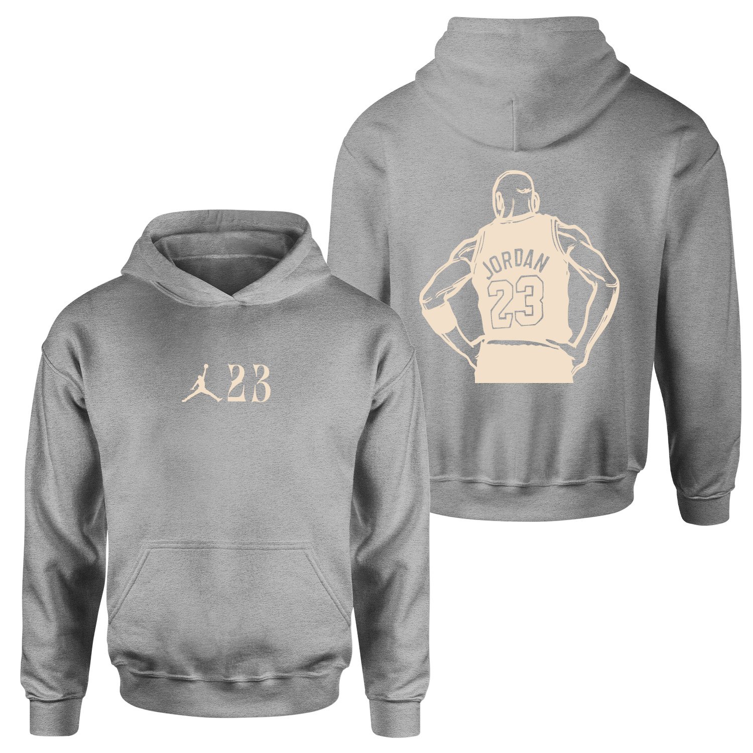 MJ 23 Unstoppable Cream |  Air Jordan Hoodie L - Gri