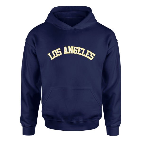 Los Angeles Hoodie L - İndigo Mavisi
