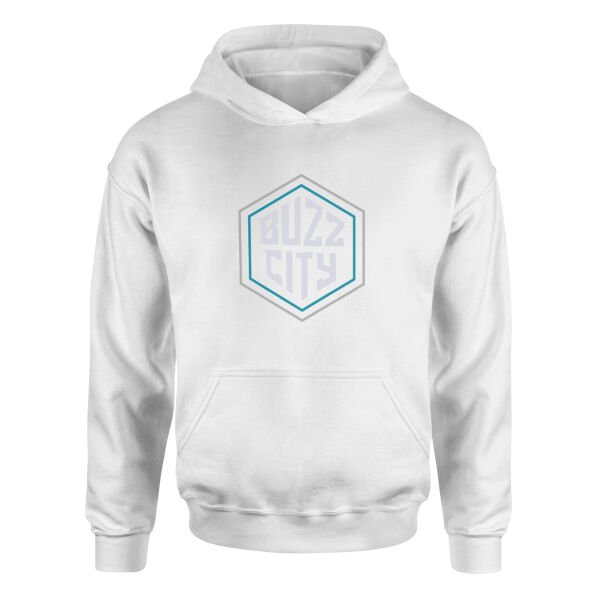 Buzz City Hoodie S - Beyaz