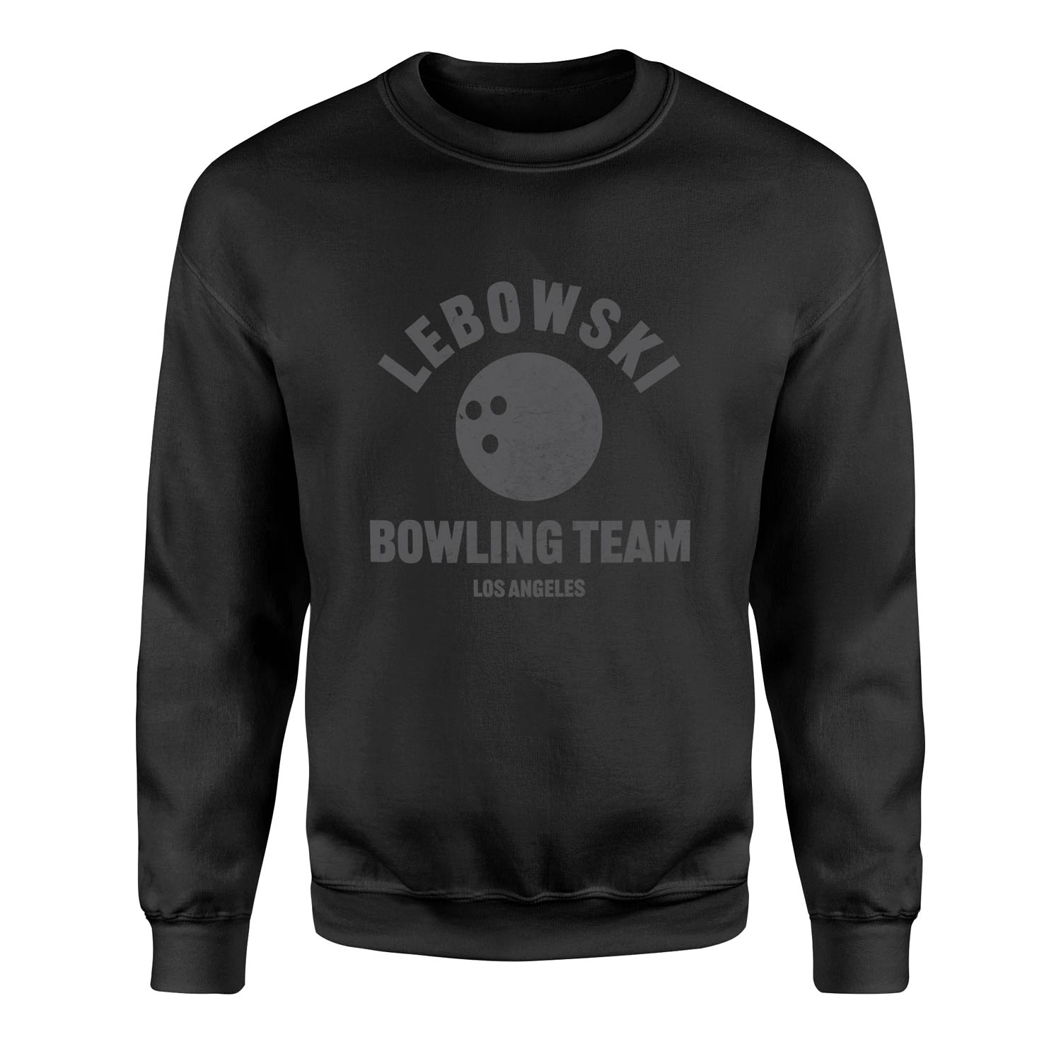 Lebowski Bowling Team Sweatshirt L - Siyah