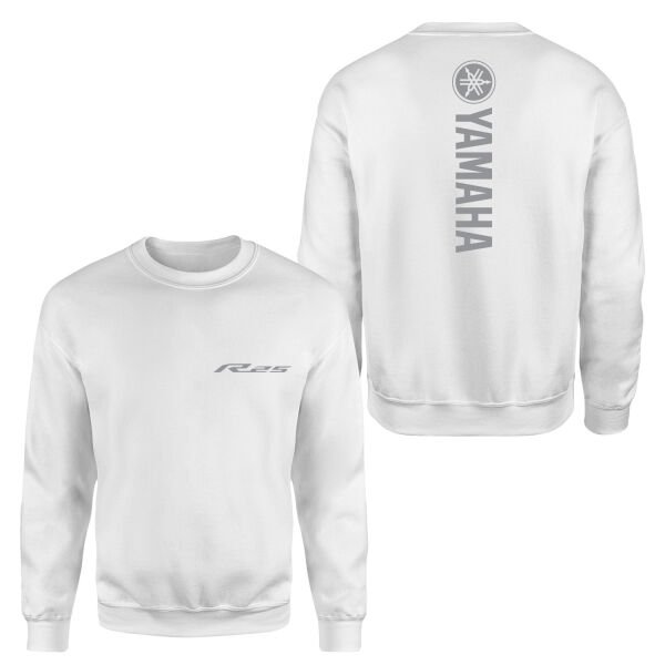 Yamaha R25 Sweatshirt XL - Beyaz
