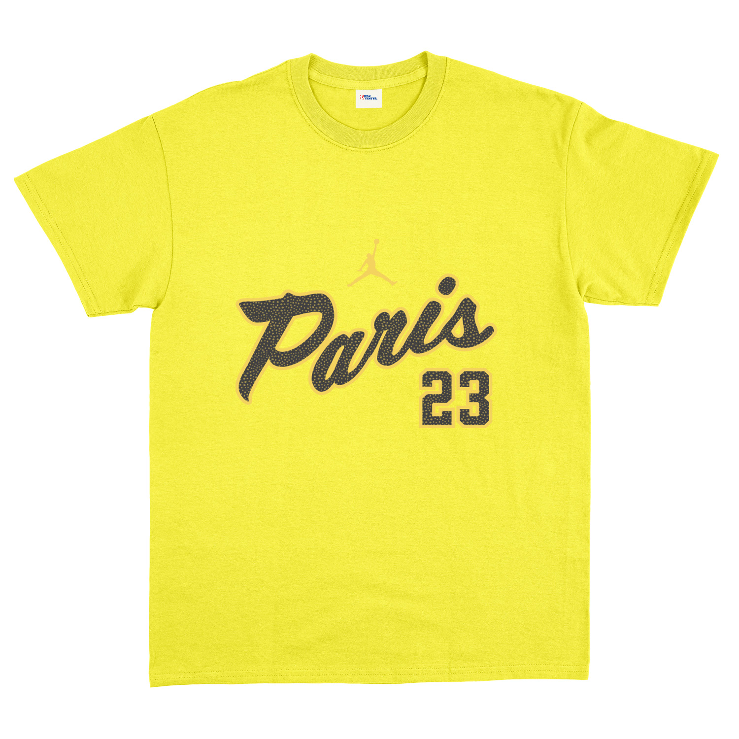 Paris 23 Jordan Tişört XXL - Sarı